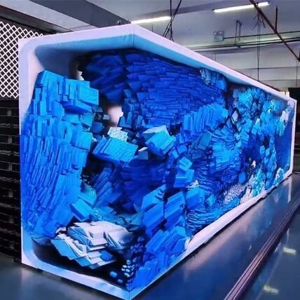 LED video corner large with mirror or video floor e1762782318352