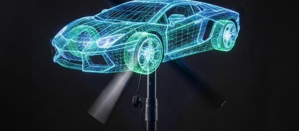 3D Hologram Fan Display in UAE