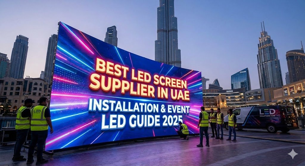 Best LED Screen Supplier in UAE | Installation & Event LED Guide 2025