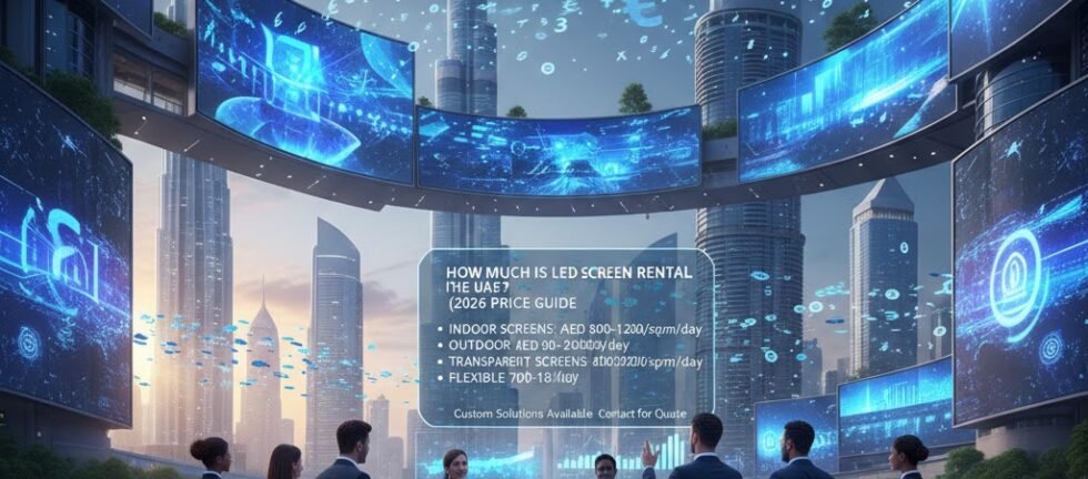 How Much Is LED Screen Rental in the UAE? (2026 Price Guide)