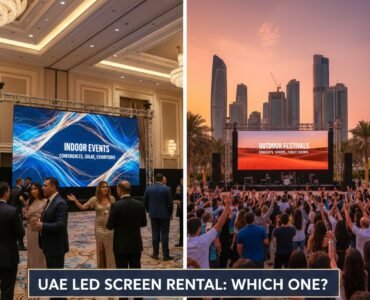 Indoor vs Outdoor LED Screen Rental in UAE: Which One Is Right for Your Event?