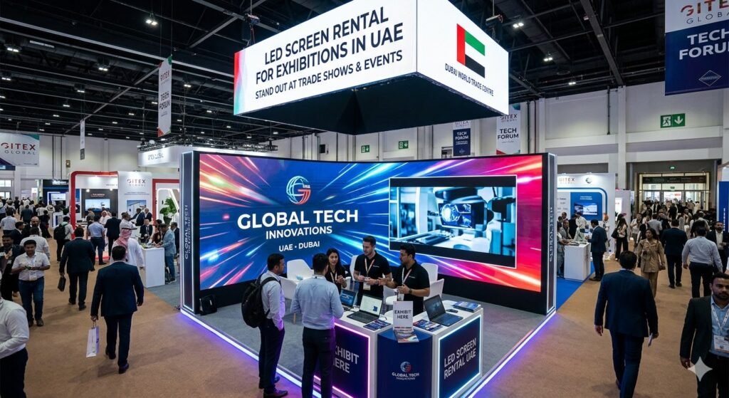 LED Screen Rental for Exhibitions in UAE – Stand Out at Trade Shows & Events