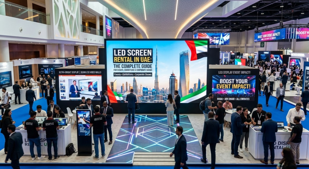 LED Screen Rental in UAE: The Complete Guide for Events, Exhibitions & Corporate Shows